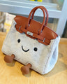 Platinum-colored hairy crossbody bag – Limited Edition