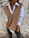 Vera - Knitted layered cardigan