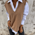 Vera - Knitted layered cardigan
