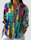 Edna™ Artistic Floral Blouse