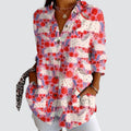 Vera™ | Artistic Floral Blouse