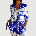 Malou™ | Artistic Flower Blouse
