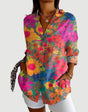 Elva™ | Artistic Floral Blouse
