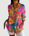 Elva™ | Artistic Floral Blouse