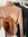 Thick knitted winter fleece undershirt
