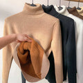 Thick knitted winter fleece undershirt