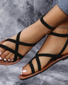 Flat Roman-style sandals