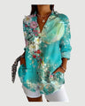 Ella™ | Artistic Flower Blouse