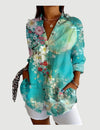 Ella™ | Artistic Flower Blouse