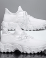 Stylish lace-up women's sneakers